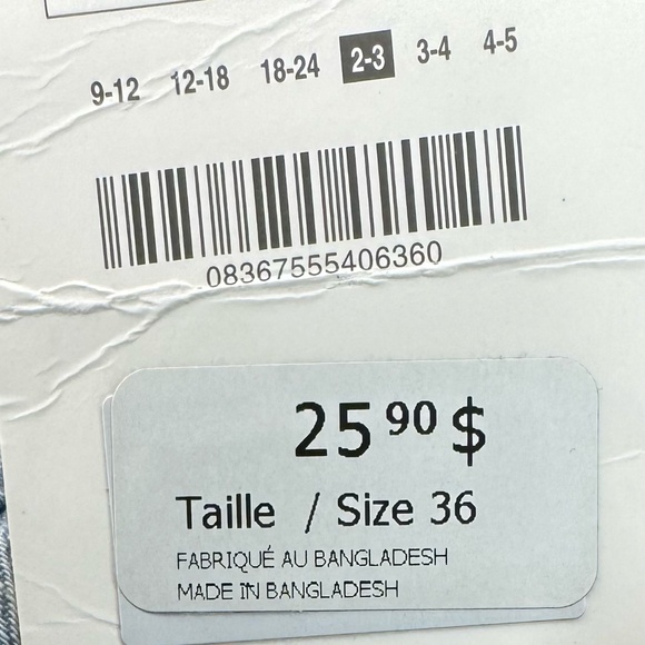 NWT Zara Kids "The Skater Short" Light Wash Denim - Size 2-3 - Picture 8 of 8